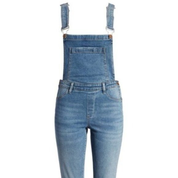 BLANK NYC "It's Vintage" Overalls Medium Wash Denim Size 29 - Picture 9 of 10